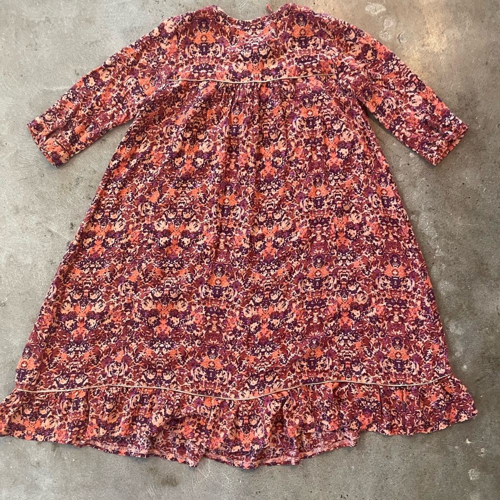 Children of the Tribe luxury Australian brand girls dress floral flowy sz 8/10 - Picture 8 of 11